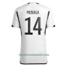 Camiseta de fútbol Alemania Jamal Musiala 14 Primera Equipación Mundial 2022 - Hombre